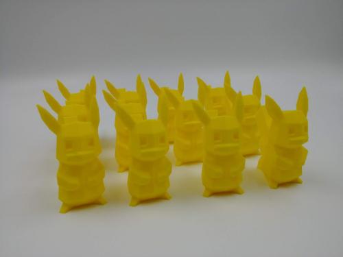 Low Poly Pikachu Army