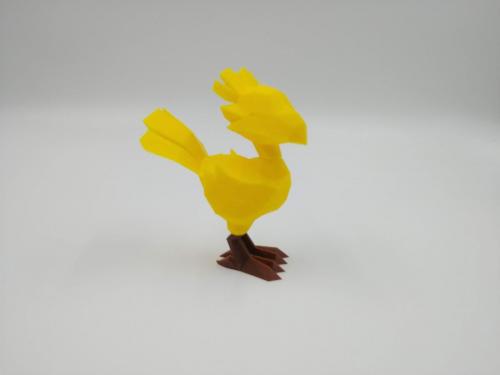 Low Poly Chocobo